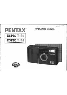 Pentax Espio Mini manual. Camera Instructions.